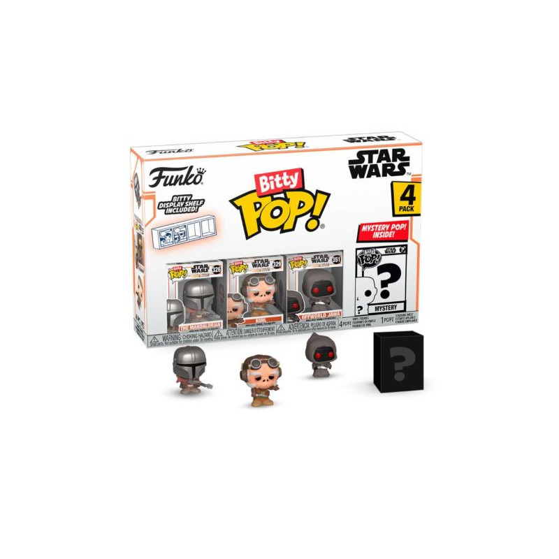 BITTY POP Mandalorian - 4 Figuras - 889698754521