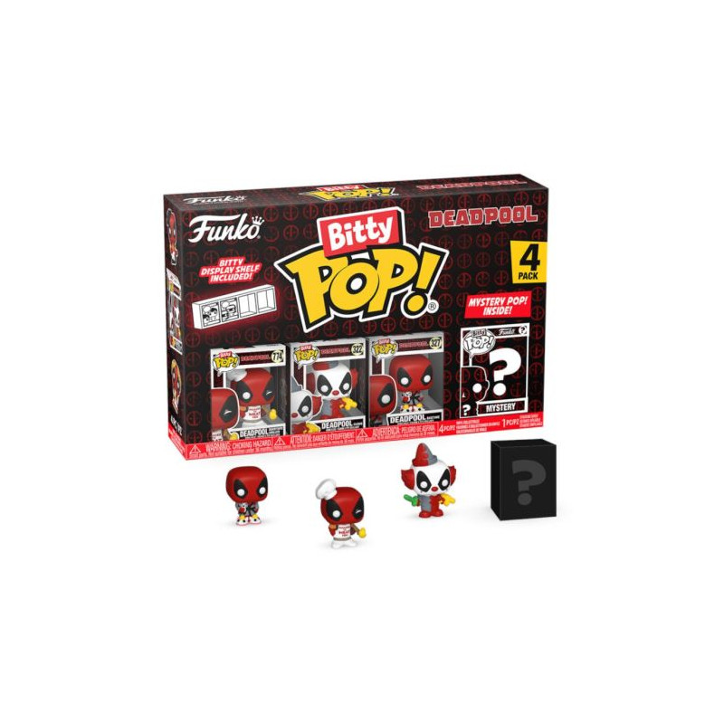 BITTY POP Deadpool BBQ - 4 Figuras - 889698849593