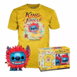 FUNKO POP + Camiseta Stitch M - 889698780742