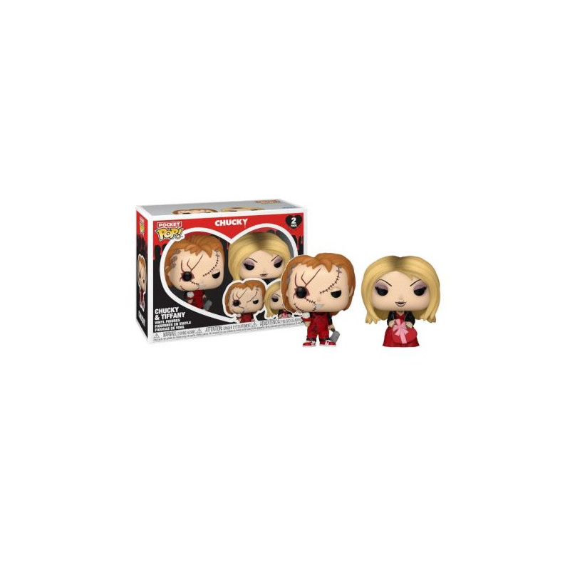Pack 2 Llavero POCKET POP Chucky y Tiffany - 889698831017