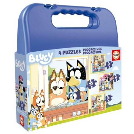 Puzzle Maleta BLUEY - 12 Piezas · 16 Piezas · 20 Piezas · 25 Piezas - 8412668198302