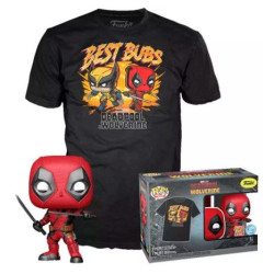 FUNKO POP + Camiseta Deadpool M - 889698817332