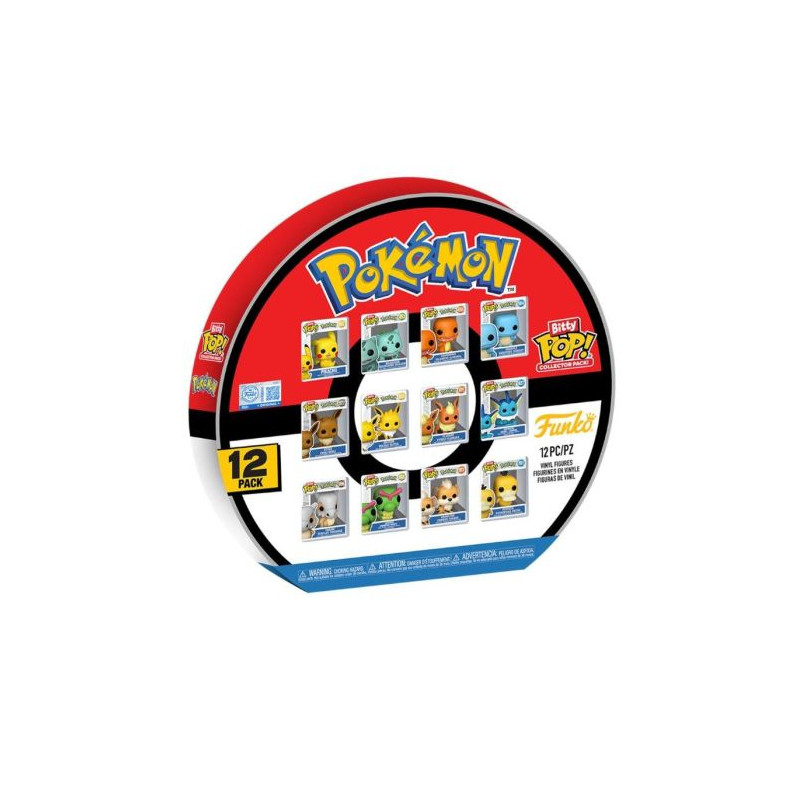 BITTY POP Pokémon - 12 Figuras - 889698889841