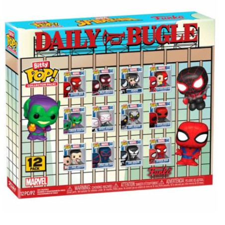 BITTY POP Spider-Man - 12 Figuras - 889698889858