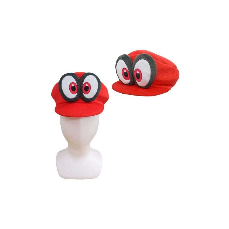 Gorra de Peluche NINTENDO - 25cm · Super Mario
