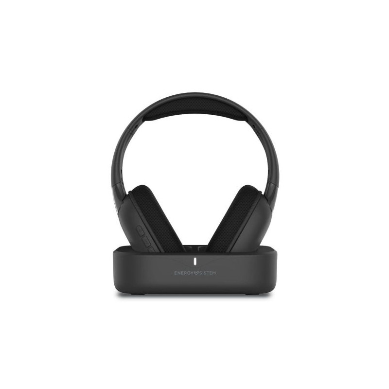 Auriculares Diadema con Base de Carga ENERGY SISTEM SoundReel TV  - USB Tipo C · Jack 3.5 · Microfono · Negro