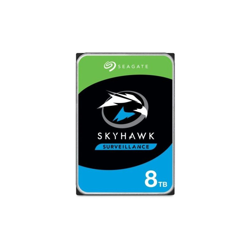 Disco Duro HDD SEAGATE SkyHawk Surveillance ST8000VX010 - 8TB · SATA III · 3.5 · Caché 256MB