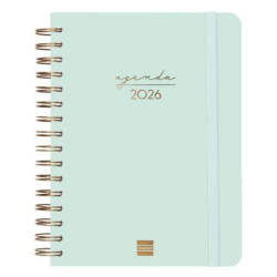 Agenda Anual 2026 FINOCAM 762040326 - A5 · Día página · Verde