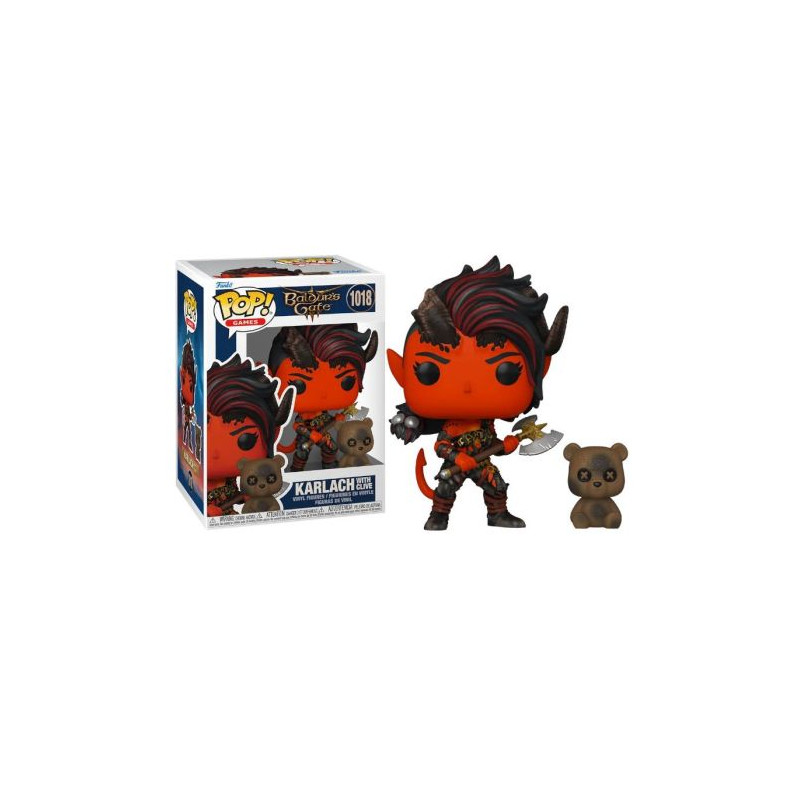 FUNKO POP Karlach con Clive 1018 - Baldurs Gate - 889698849579