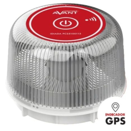 Luz de Emergencia para Coche AVANT AV1201 V16 - Señalización Homologada Conectada a la DGT con Geolocalización