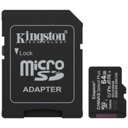 Tarjeta de Memoria KINGSTON SDCS3/64GB - 64GB · Clase 10