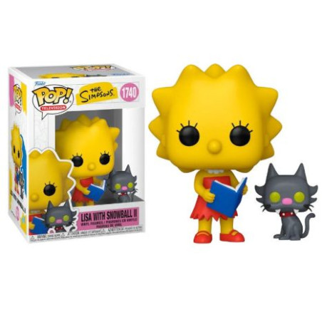 FUNKO POP Lisa Simpson con Bola de Nieve II 1740 - Los Simpson - 889698864091
