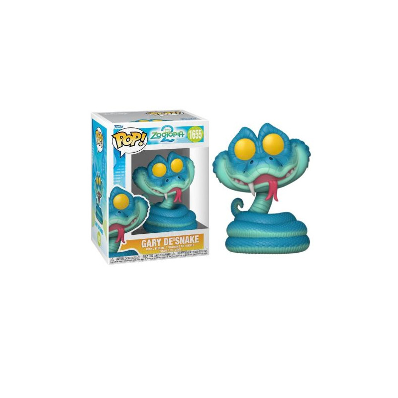 FUNKO POP Gary la Serpiente 1655 - Zootopia 2  - 889698866378