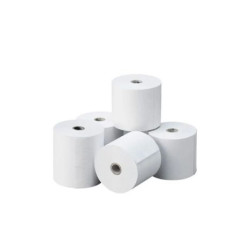 Pack 8 Rollo Papel Autocopiativo de 2 Hojas 75 x 65 x 12 mm - RQM011