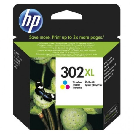 Cartucho Original HP 302XL Color