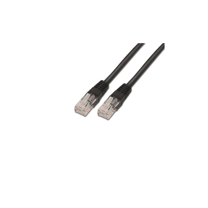 Cable de Red Latiguillo RJ45 UTP Cat.6 - 2m · Negro