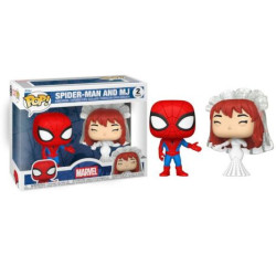 Pack 2 FUNKO POP Spider-Man con MJ - Marvel - 889698902977