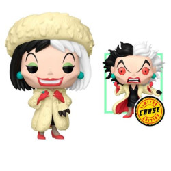 FUNKO POP Cruella de Vil 1663 - 101 Dalmatas Opción Chase Aleatoria  - 889698902595