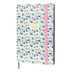 Agenda Anual 2026 FINOCAM 883540426 - A5 · Día página · Flores