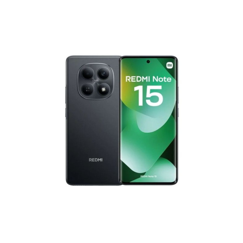 Smartphone XIAOMI Redmi Note 15 MZB0M8GEU - Helio G100 · 6.77 FHD+ · 6GB · 128GB · HyperOS 2 · Negro