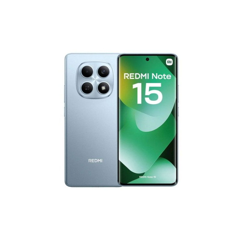 Smartphone XIAOMI Redmi Note 15 MZB0MOKEU - Helio G100 · 6.77 FHD+ · 6GB · 128GB · HyperOS 2 · Azul Glaciar
