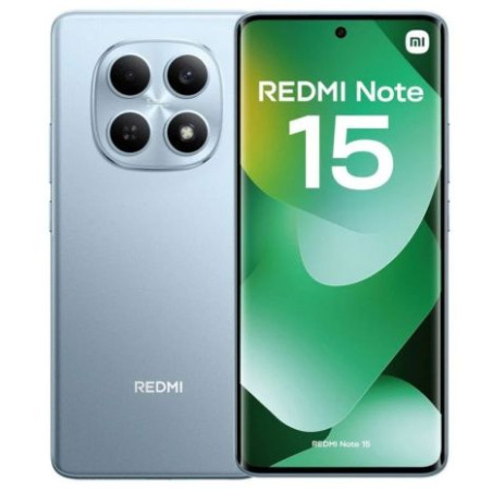 Smartphone XIAOMI Redmi Note 15 MZB0MOKEU - Helio G100 · 6.77 FHD+ · 6GB · 128GB · HyperOS 2 · Azul Glaciar