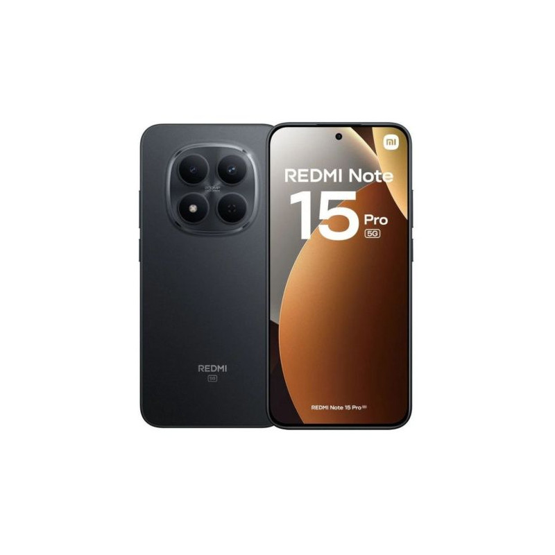 Smartphone XIAOMI Redmi Note 15 Pro MZB0M27EU  - Dimensity 7400-Ultra · 6.83 FDH+ · 8GB · 256GB · HyperOS 2 · Negro