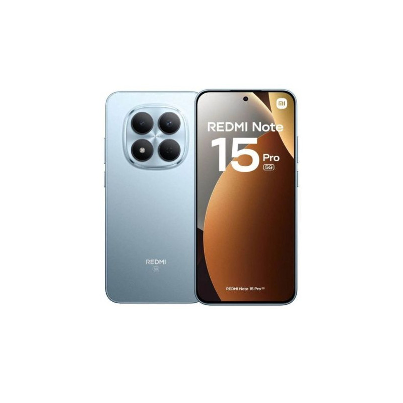 Smartphone XIAOMI Redmi Note 15 Pro MZB0M0EU - 5G · Dimensity 7400-Ultra · 6.83 FHD+ · 8GB · 256GB · HyperOS 2 · Azul Glaciar