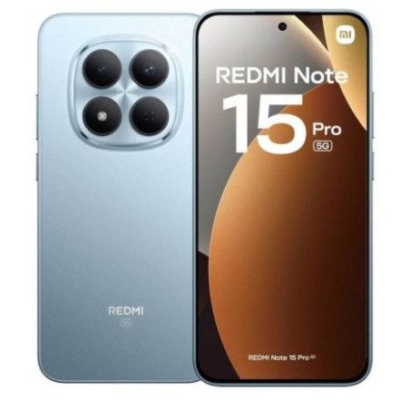 Smartphone XIAOMI Redmi Note 15 Pro MZB0M0EU - 5G · Dimensity 7400-Ultra · 6.83 FHD+ · 8GB · 256GB · HyperOS 2 · Azul Glaciar