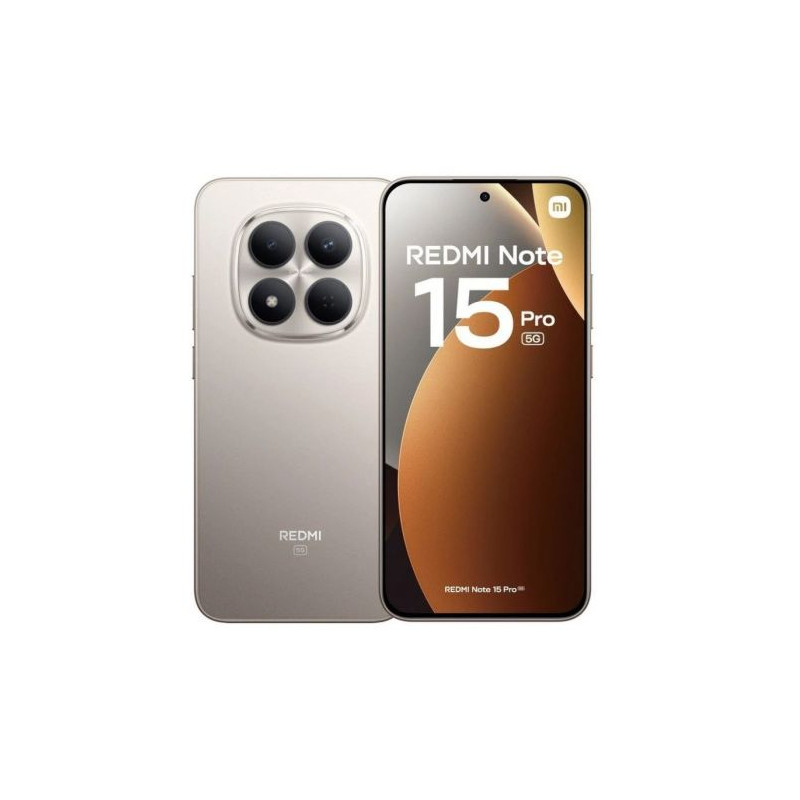 Smartphone XIAOMI Redmi Note 15 Pro MZB0M09EU - 5G·  Dimensity 7400-Ultra · 6.83 FHD+ · 12GB · 512GB · HyperOS 2 · Titanio