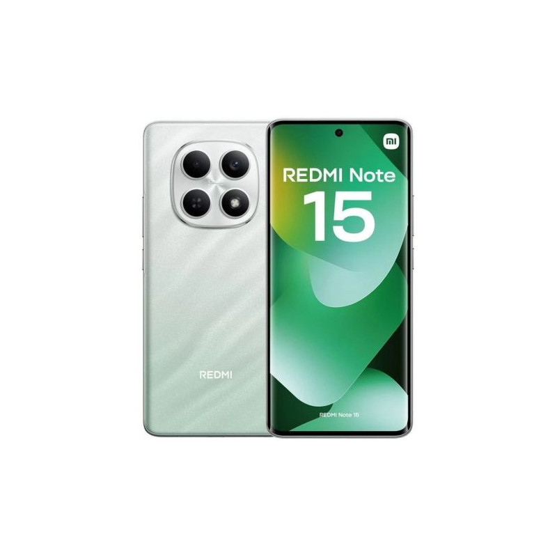 Smartphone XIAOMI Redmi Note 15 MZB0MNPEU - Helio G100 · 6.77 HD+ · 8GB · 256GB · HyperOS 2 · Verde