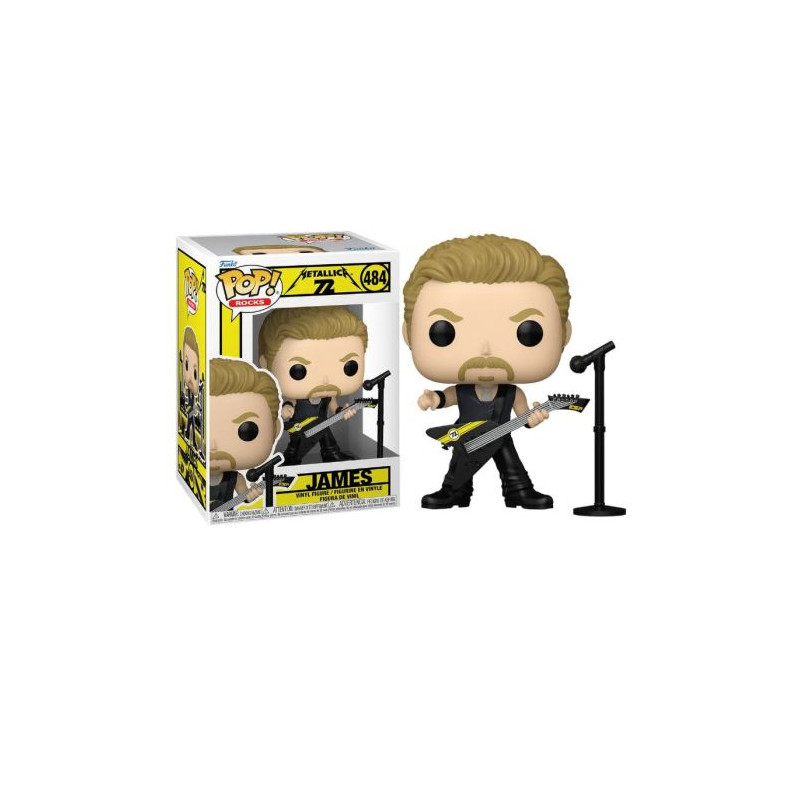 FUNKO POP James 484 - Metálica 72 - 889698870795