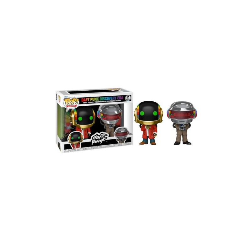 Pack 2 FUNKO POP Daft Punk Discovery Era - Daft Punk - 889698901437