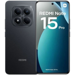 Smartphone XIAOMI Redmi Note 15 Pro MZB0LYMEU - Helio G200-Ultra · 6.77 FHD+ · 8GB · 256GB · HyperOS 2 · Negro