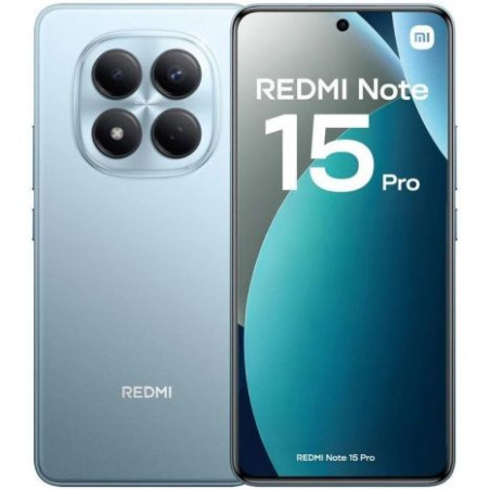 Smartphone XIAOMI Redmi Note 15 Pro MZB0MGXEU -  Helio G200-Ultra · 6.77 FHD+ · 8GB · 256GB · HyperOS 2 · Azul Glaciar