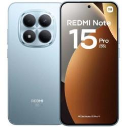 Smartphone XIAOMI Redmi Note 15 Pro MZB0LZ8EU - 5G · Dimensity 7400-Ultra · 6.83 AMOLED · 12GB · 512GB · HyperOS 2 · Azul Gla...