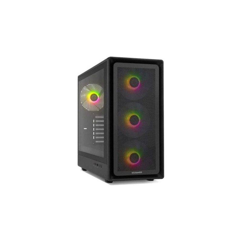 Caja Semitorre NOX Hummer AERO - ATX · 3.5 · 2.5 · USB 3.2 · Negro
