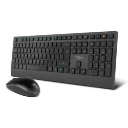 Pack Inalámbrico NOX Lite Duo - Teclado y Ratón · Negro