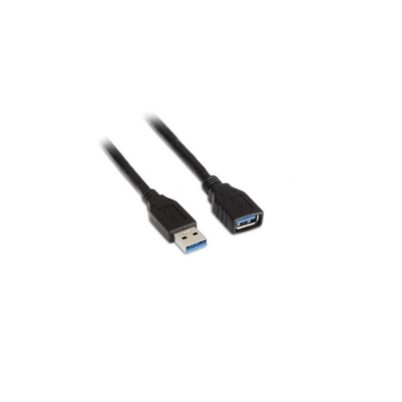 Cable USB 3.0 Tipo A/M a USB Tipo A/H - 2m · Negro