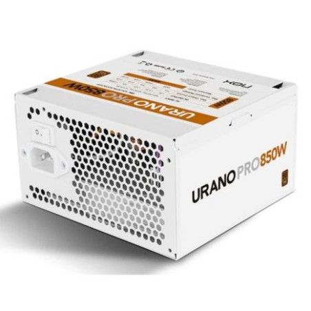 Fuente de Alimentación NOX Urano Pro - 850W · Ventilador 120mm · ATX · 80 Plus Bronce · Silenciosa · Blanco