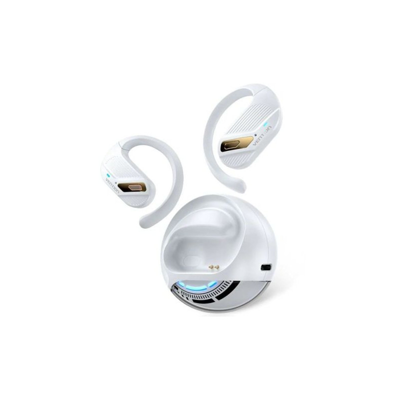 Auriculares Inalambricos Deportivos VENTION Open Ear OpenBeat O12 - BT 5.4 · Microfono · Blanco