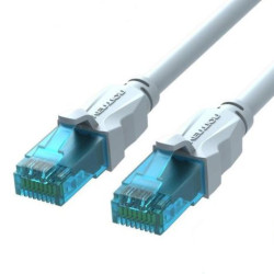 Cable de Red Latiguillo RJ45 UTP Cat.5e - 50m · Blanco/Azul