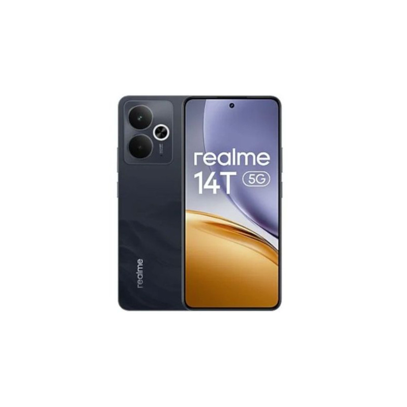 Smartphone REALME 14T - 5G · Dimensity 6300 · 6.67 · 8GB · 256GB · Android 15 · Negro