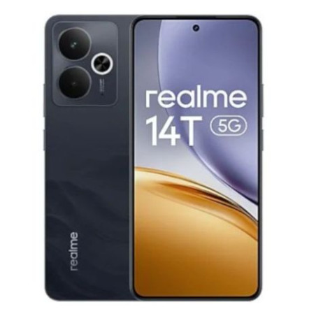 Smartphone REALME 14T - 5G · Dimensity 6300 · 6.67 · 8GB · 256GB · Android 15 · Negro