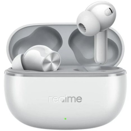 Auriculares Inalámbricos REALME Buds T200 Lite - Microfono · Estuche de Carga · Blanco