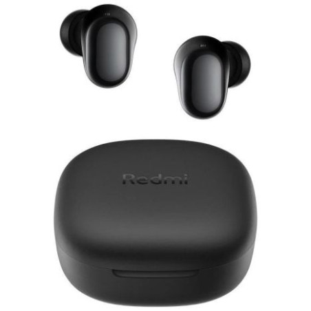 Auriculares Inalámbricos XIAOMI Redmi Buds 6 - Microfono · Estuche de Carga · Negro