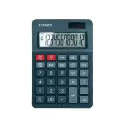4722C002 CANON CALCULADORA AS-120 II ALIMENTACION DUAL (SOLAR Y PILAS) GRIS OSCURO