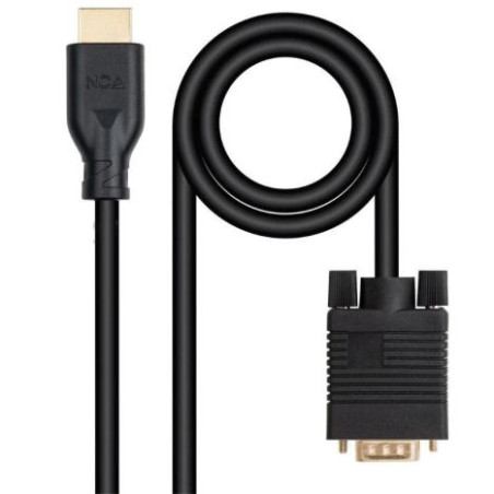 Cable HDMI/M 8K a VGA/M - 1.8m · Negro