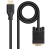 Cable HDMI/M 8K a VGA/M - 1.8m · Negro