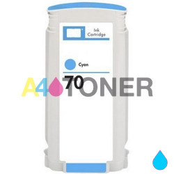 Cartucho de tinta Hp 70 cyan compatible al cartucho original hp C9452A